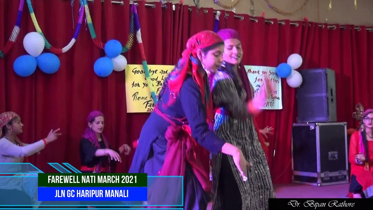 FAREWELL NATI BY JLN GOVT COLLEGE HARIPUR MANALI STUDENTS