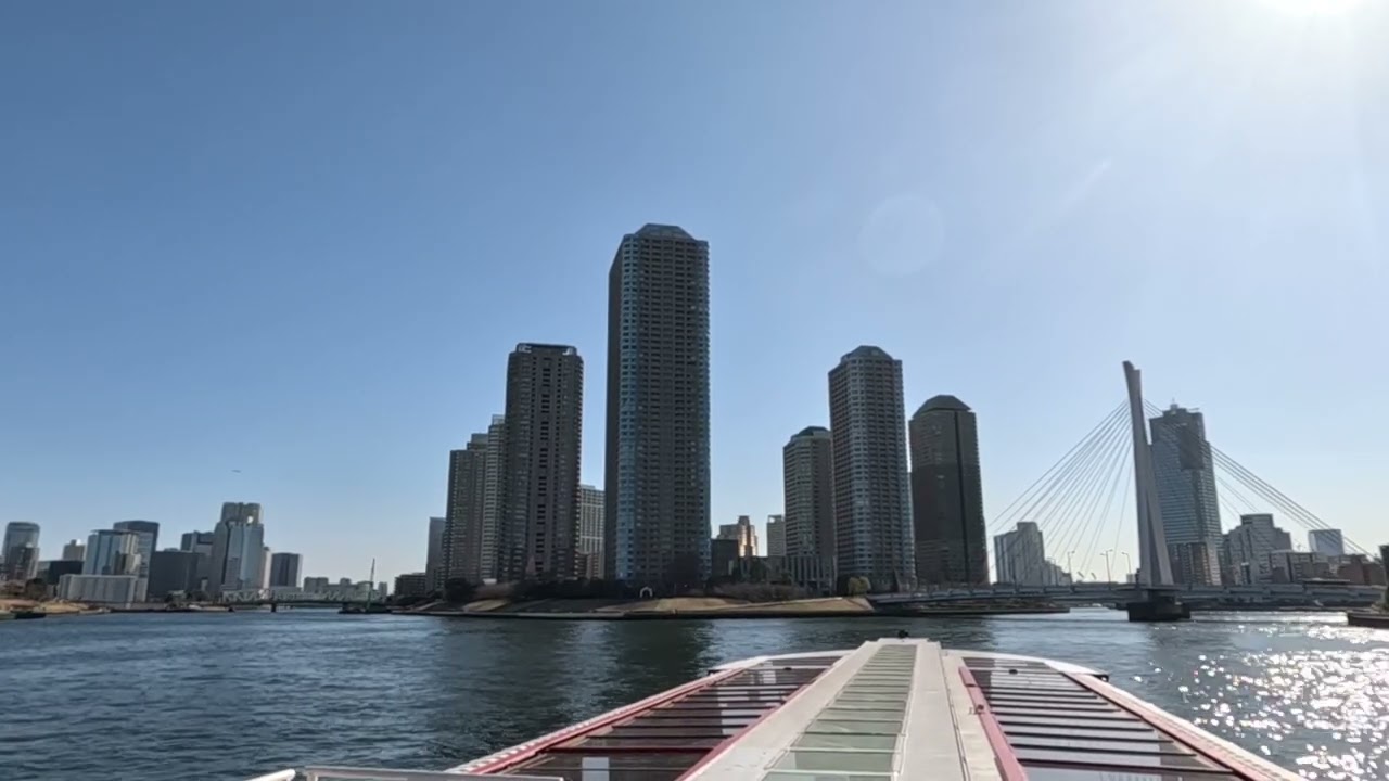 [Japan][Tokyo] Water bus from Asakusa to Hinode