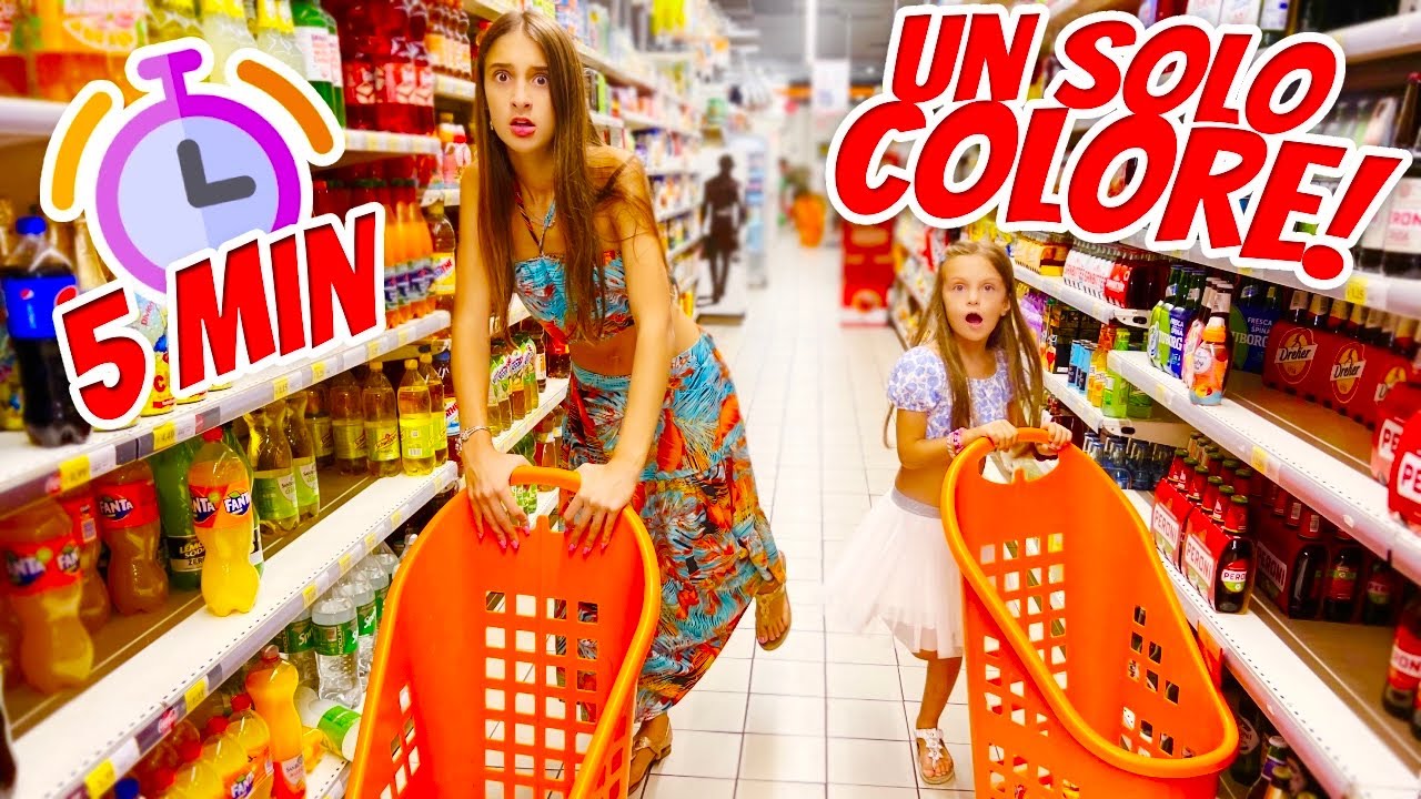 MANGIAMO CIBI di un SOLO COLORE nel Nostro VIAGGIO di RITORNO a VERONA •CHALLENGE•