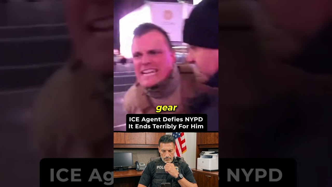 NYPD Arrests ICE Agent In Public!  #immigrationusa #lawenforcement #knowyourrights #eeuu #detention