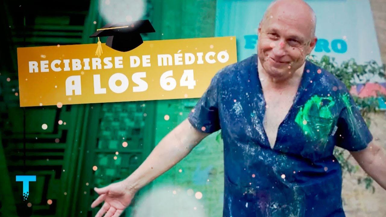 Una historia de superación: Recibirse de médico a los 64 años