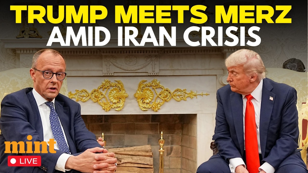 LIVE | U.S. President Donald Trump Meets German Chancellor  Merz As Iran War Tensions Escalate