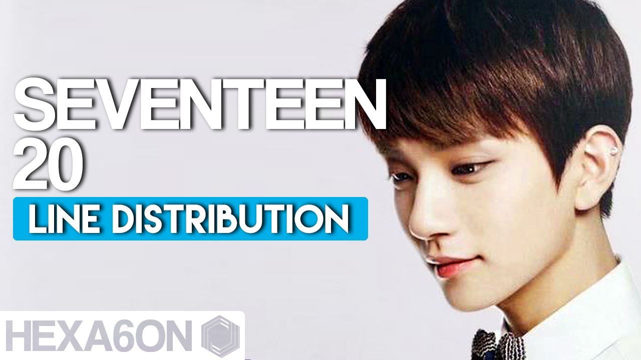 Seventeen - 20 Line Distribution (Color Coded)