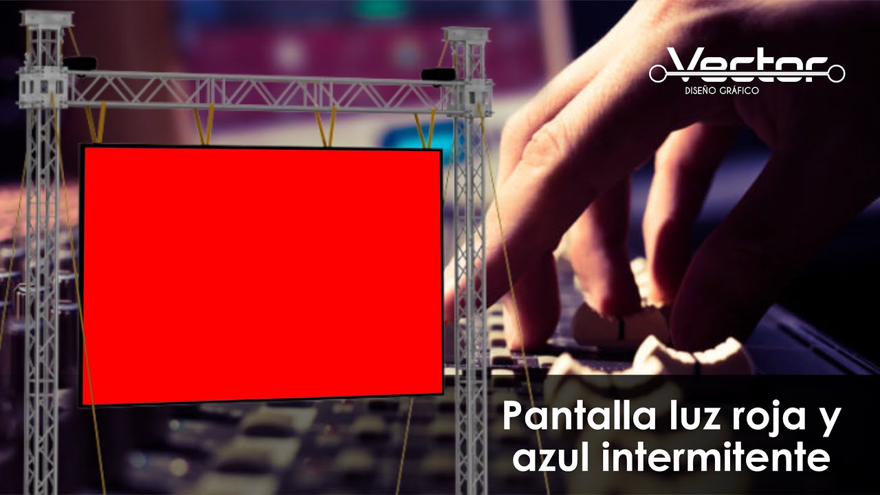 Pantella luz ROJA & AZUL - VectoR Producciones