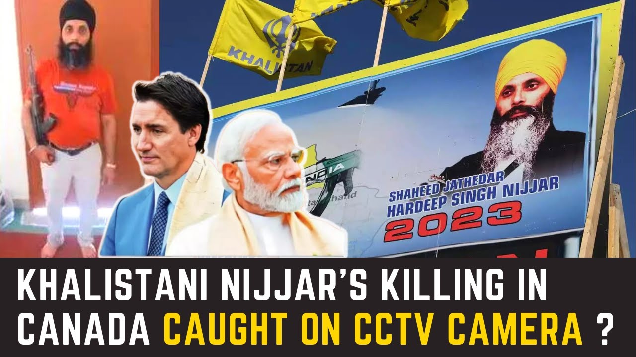 Khalistani terrorist Nijjar&rsquo;s killing in Canada caught on CCTV camera
