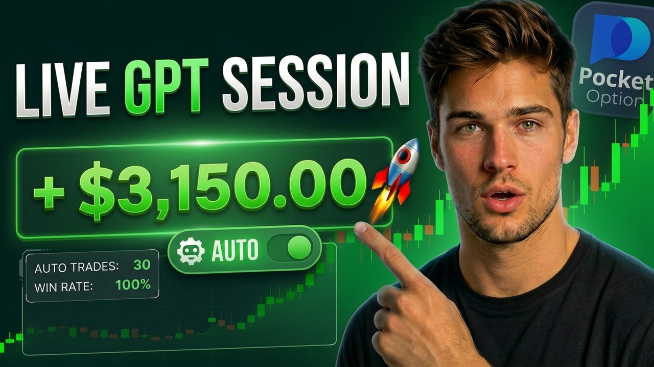 Pocket Option Auto Trading | GPT Trading Bot Live Session!