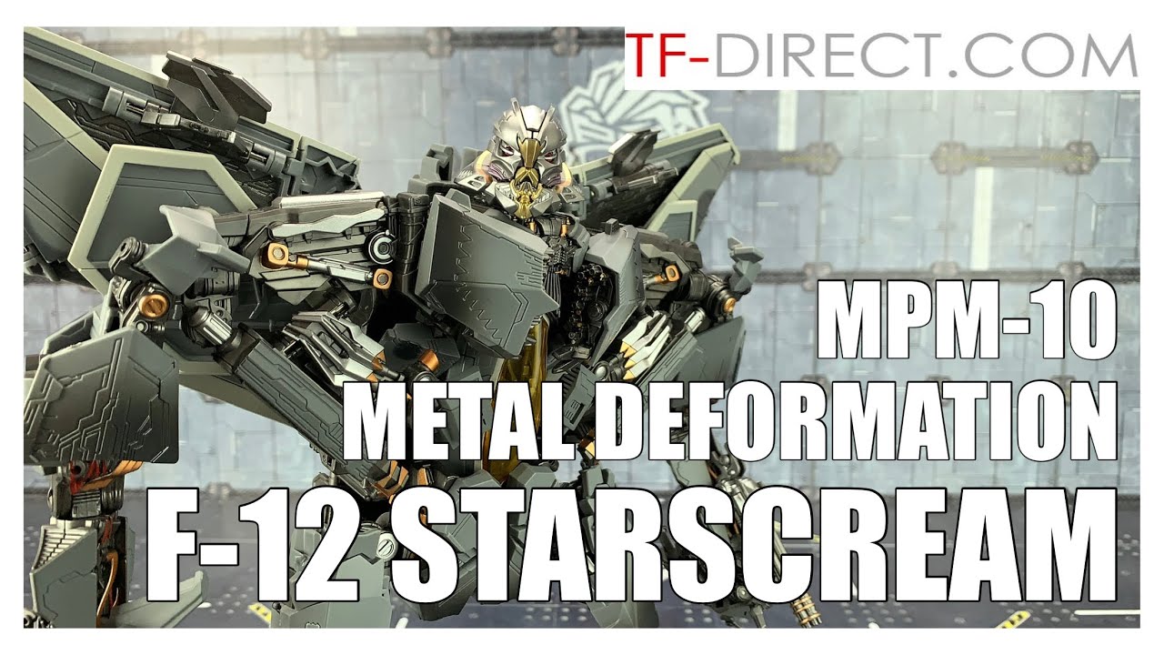 Metal Deformation F-12 Transformers MPM 10 Starscream Review
