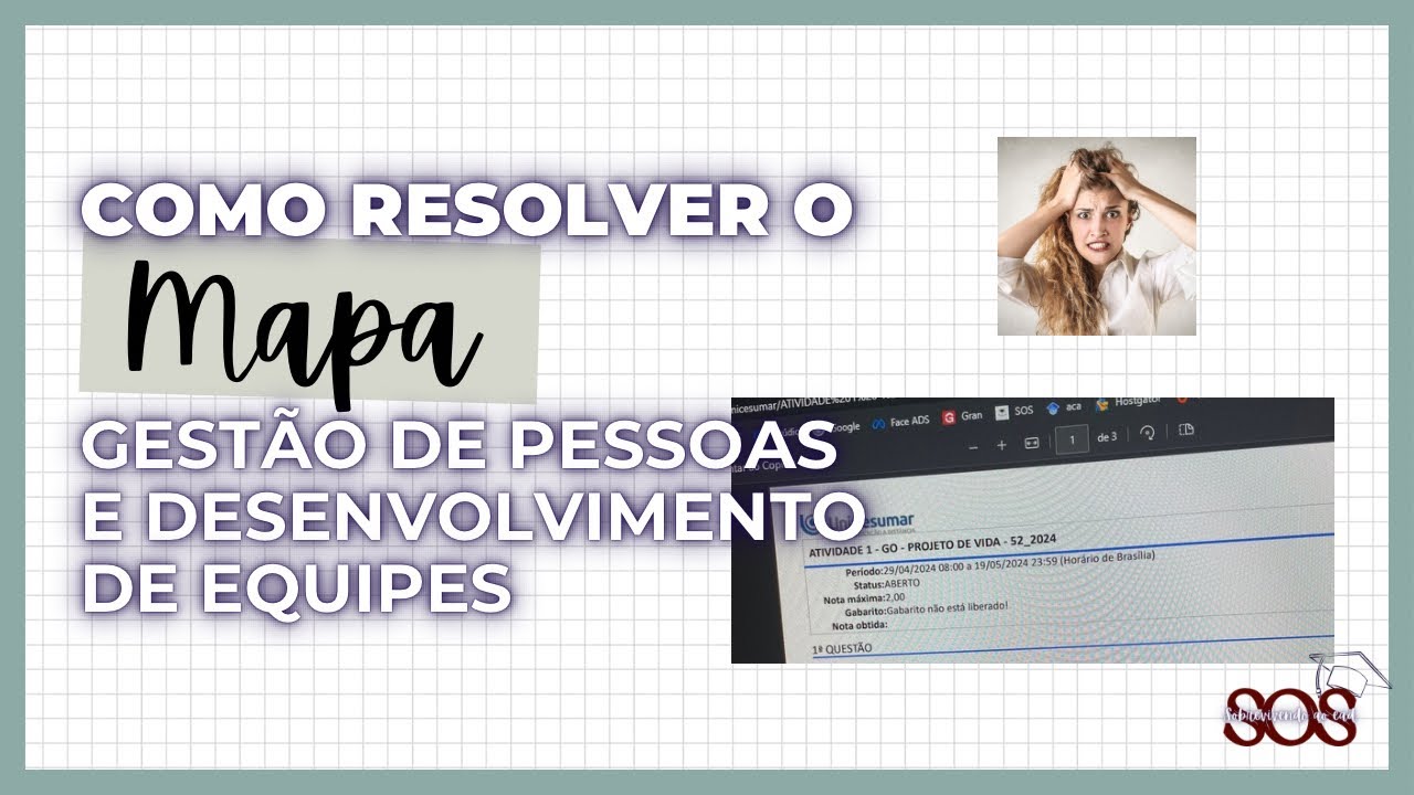 Como resolver o mapa GESTÃO DE PESSOAS E DESENVOLVIMENTO DE EQUIPES