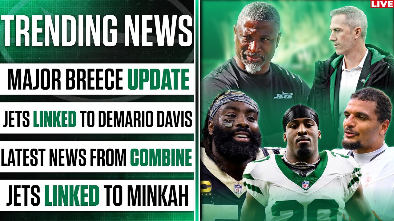 🚨 MASSIVE Jets News Heading Into Free Agency Frenzy - Breece UPDATE & FA Targets !