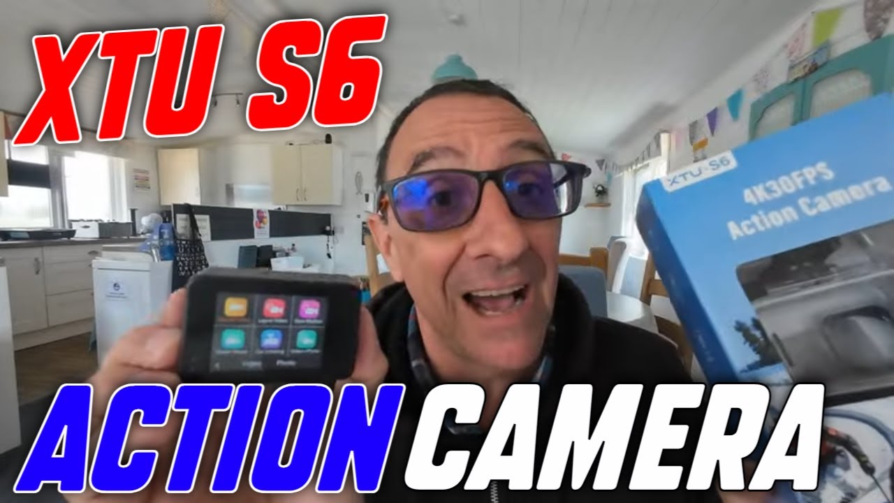 XTU S6 4K30fps 20MP Action Camera with Image Stabilization