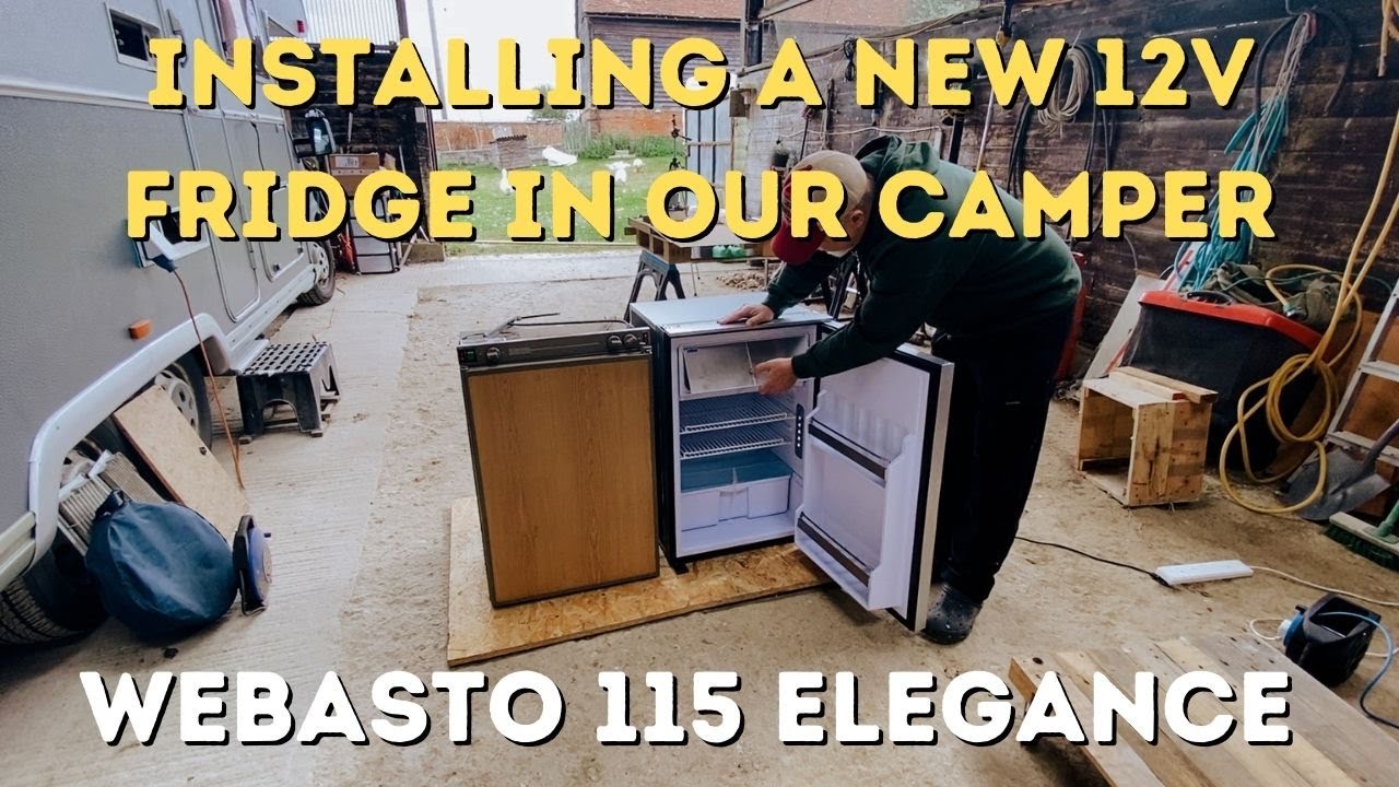 Installing a new 12v fridge in our camper: the Webasto 115 Elegance