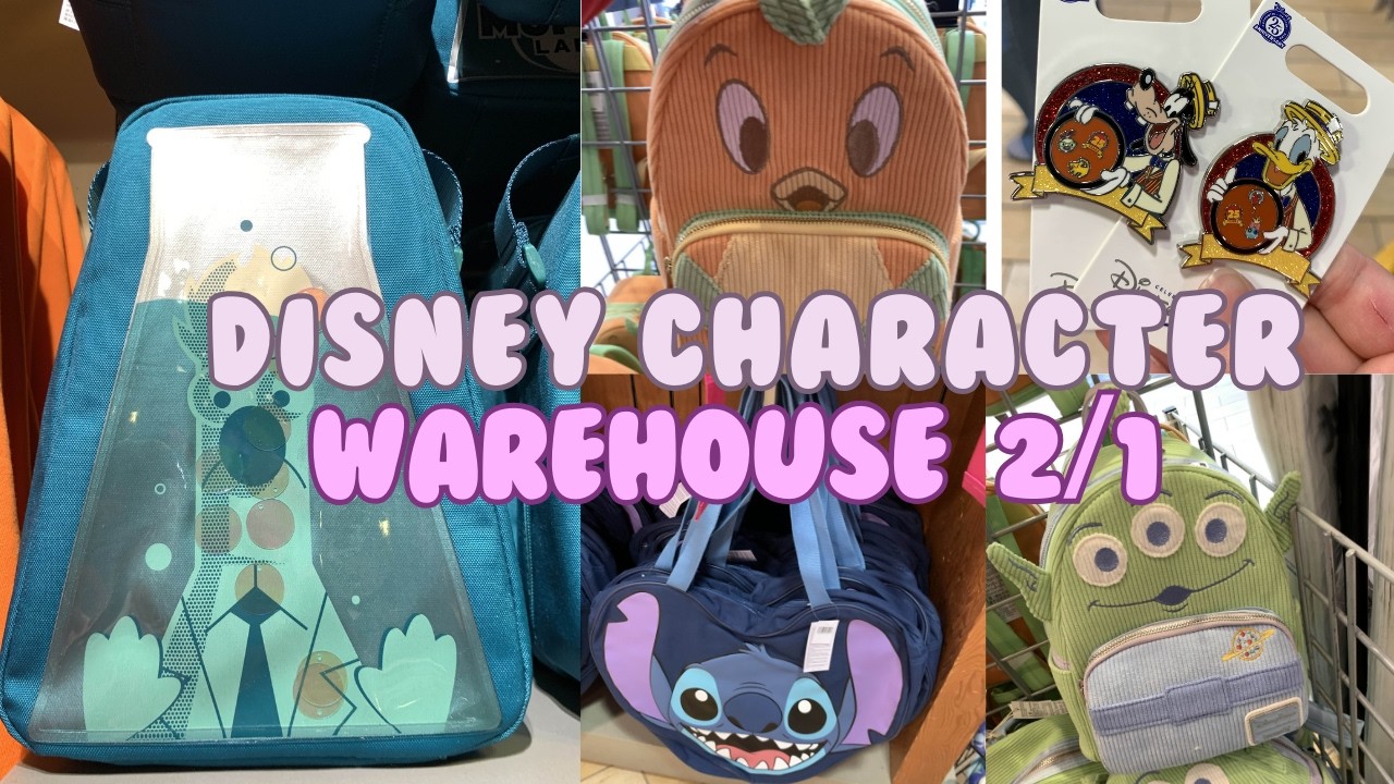 Disney Merchandise | DISNEY CHARACTER WAREHOUSE UPDATE 2-1-26 | NEW PINS, SPIRIT JERSEYS, STAR WARS