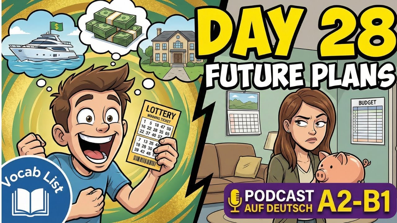Day 28: Talking about the Future in German — Wünschen & Werden | German101 Podcast (A2-B1)