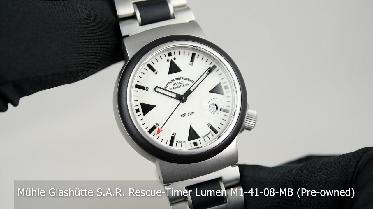 M&uuml;hle Glash&uuml;tte S.A.R. Rescue-Timer Lumen M1-41-08-MB (Pre-owned)