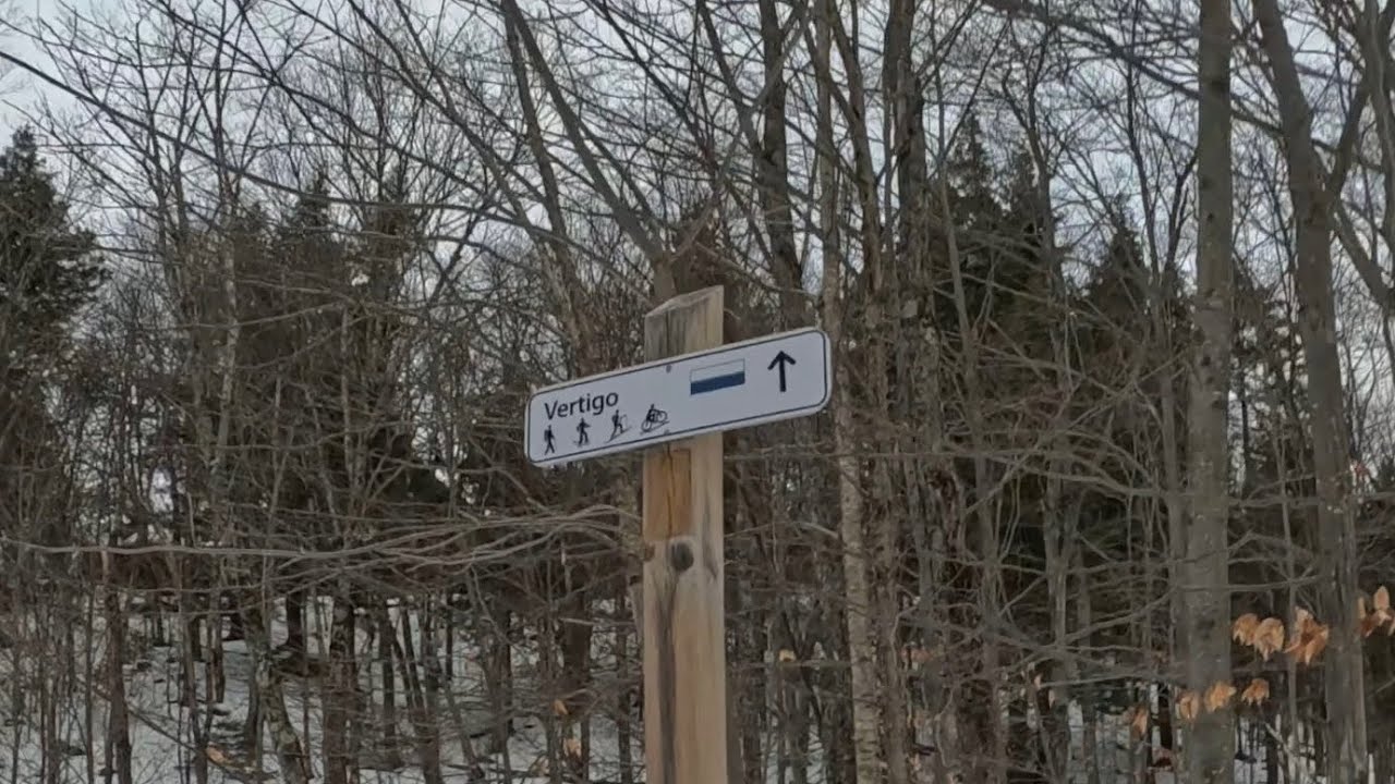 Hike to the summit of Mont Tremblant via hiking trail Vertigo January 2026 (Part 1)