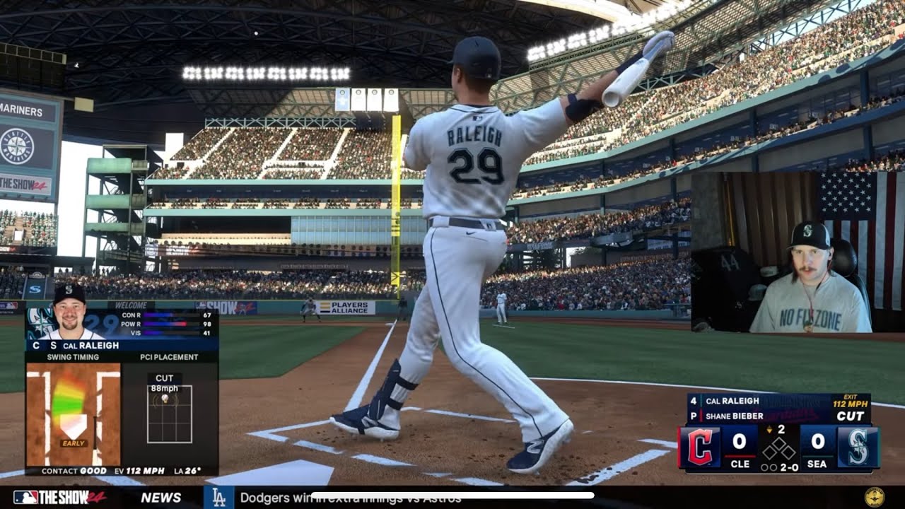 How many BOMBS did I hit against the Guardians?? #baseball #gaming #mlb #homerun #theshow