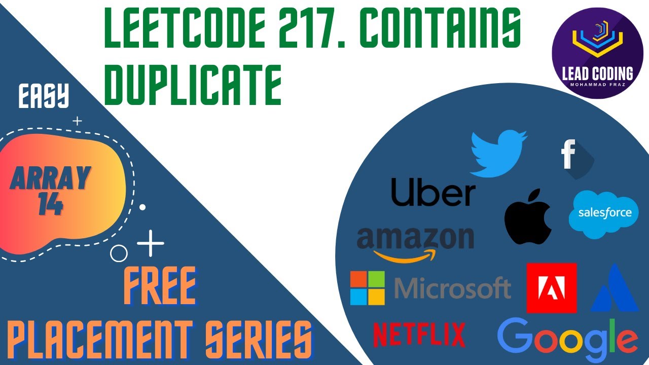 Leetcode 217. Contains Duplicate