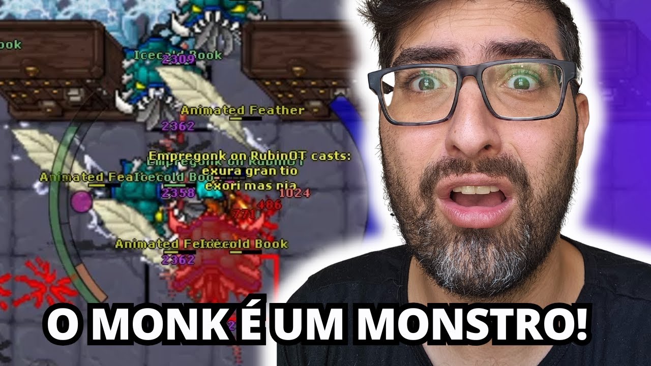 TESTEI OS LIMITES DO MONK E FARMEI DEMAIS NO RUBINOT!