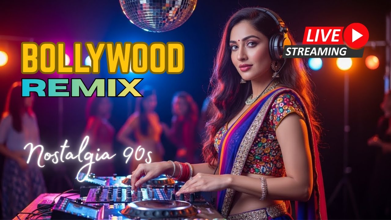 Hindi Remix 90s Old Bollywood Songs Party DJ Mix