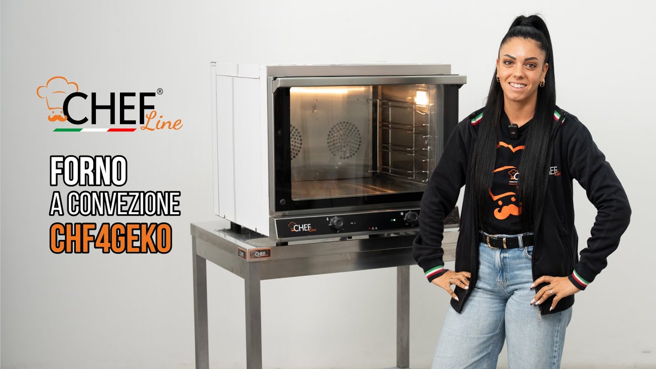 Forno Elettrico a Convezione Professionale Mod. CHF4GEKO