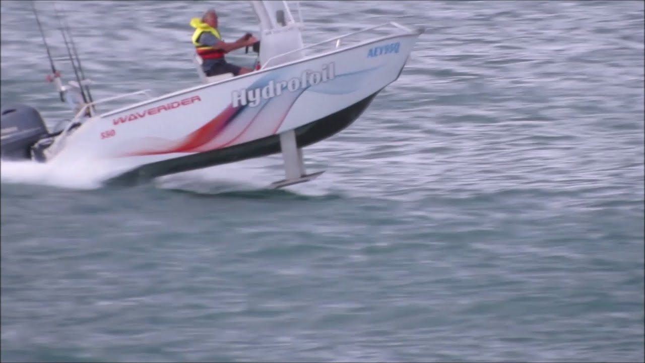 Hydrofoils give ultimate smooth ride for trailer boats