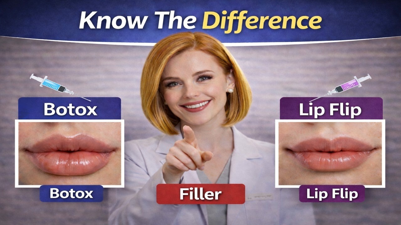 Botox vs Filler vs Lip Flip — Know The Difference