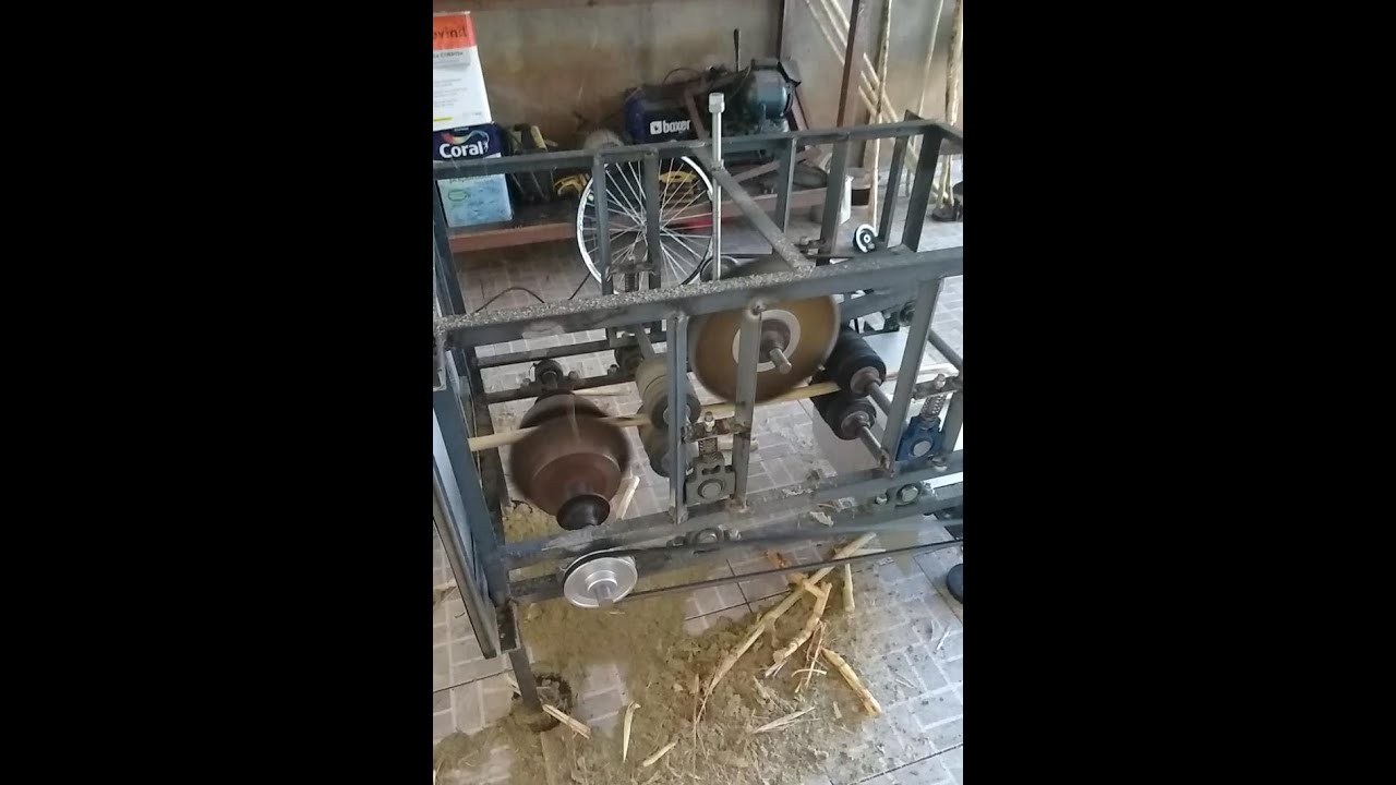 COMO FAZER MÁQUINA DE RASPAR CANA AUTOMÁTICA. RASPADORA DE CANA. PELLER SUGAR CANE.