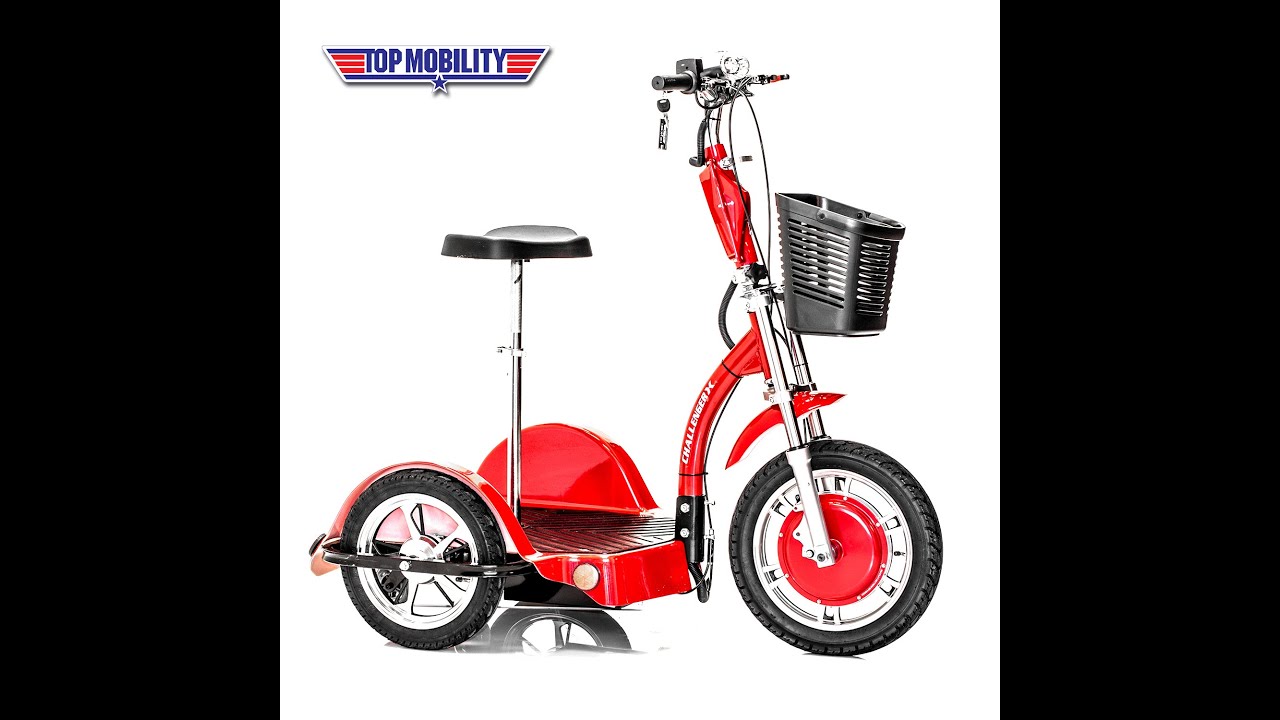 CHALLENGER X Sit or Stand Electric Recreational Mobility Scooter at TopMobility.com [FULL HD]