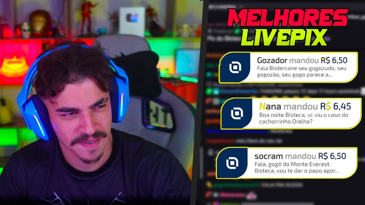 OS LIVEPIX MAIS ABSURDOS QUE O BISTECONE RECEBEU EM LIVE 🤣