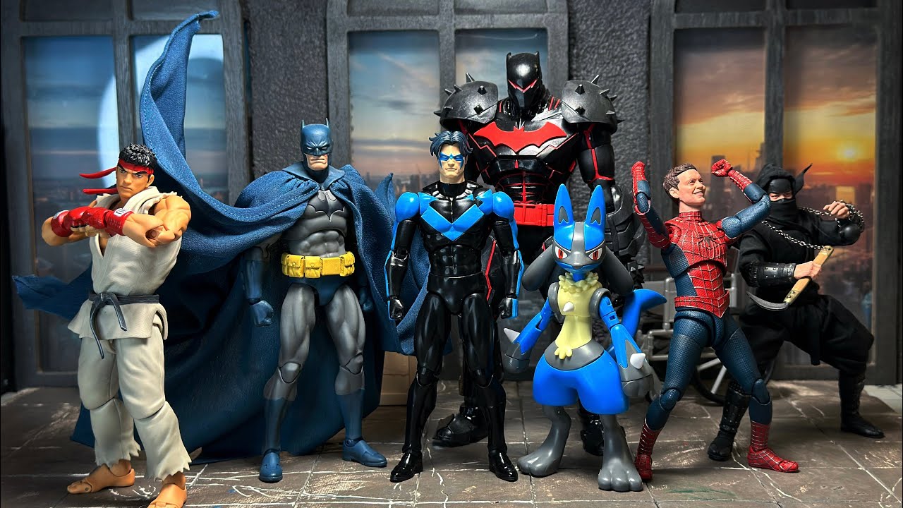 Mafex Nightwing Size Comparison