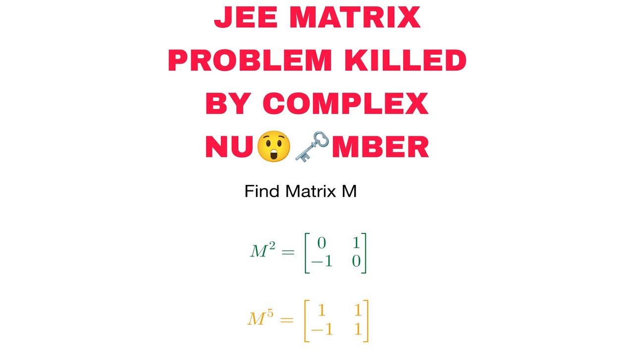 MATRIX EQUATION