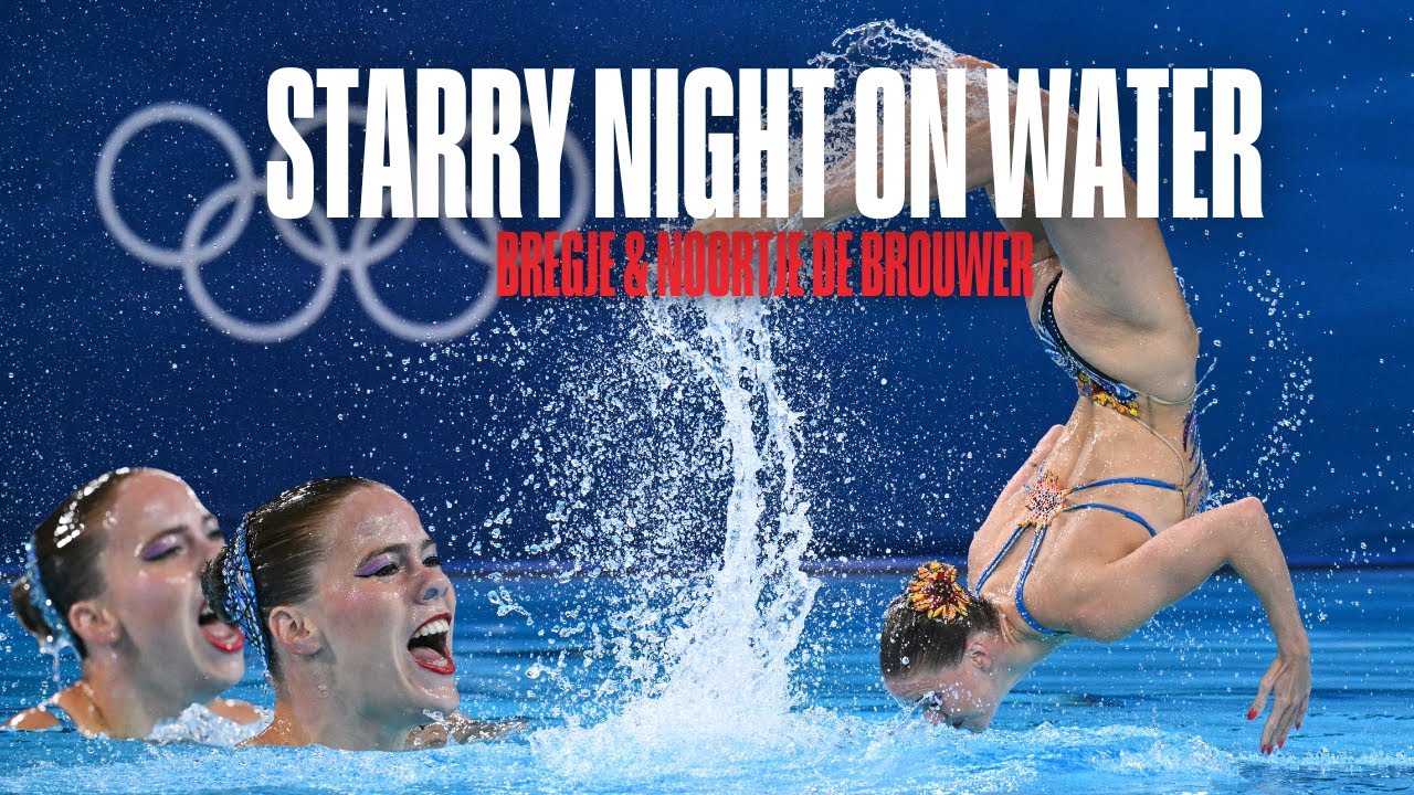 💧✨Art in a mirror!🪞🤩 Bregje & Noortje de Brouwer 🇳🇱 Artistic Swimming Free Routine | Music Monday