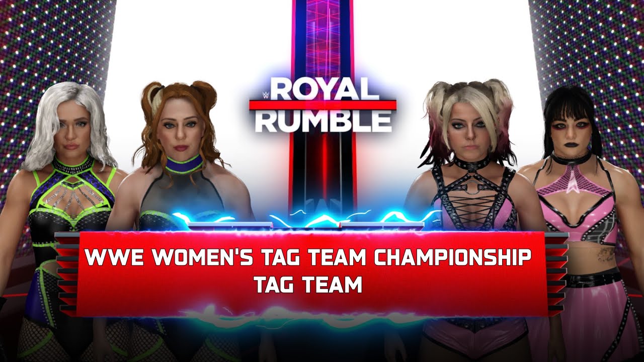 WWE 2K25 Universe Mode: Royal Rumble; Twisted Sisters (C) v Unholy Union - Tag Team Championships!