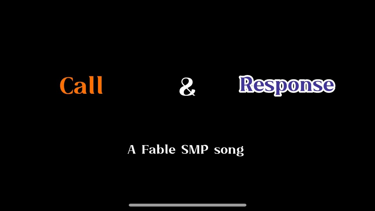 Call & Response (A Fable SMP Song) Lyric Video