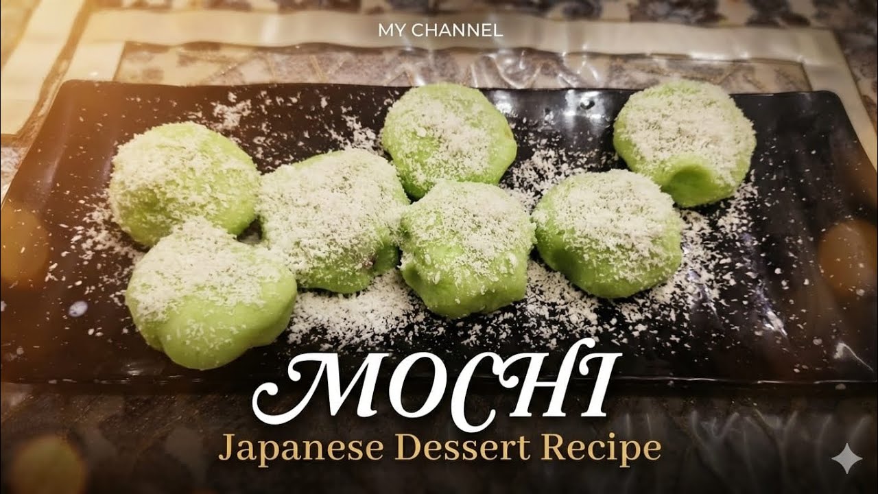 Mochi japanese dessert Recipe | Popular mochi dessert recipe