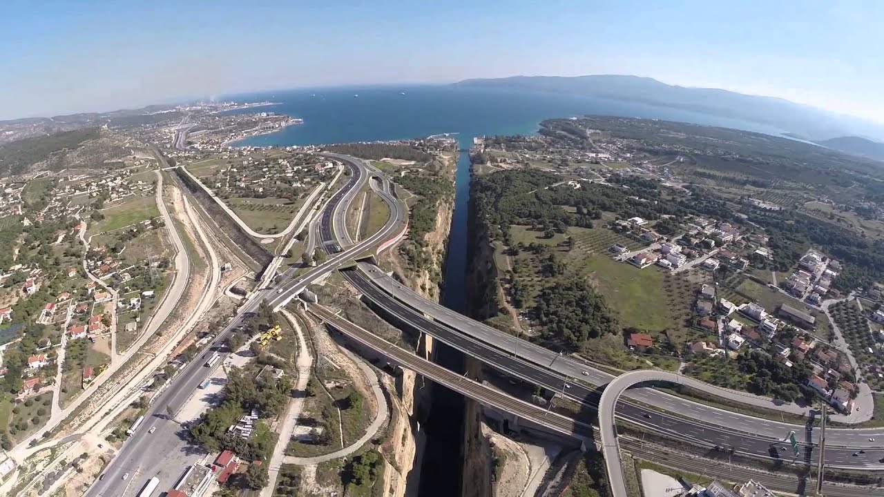 Korinthos - Loutraki - Isthmos Aerial footage I Athens Avenue Photography