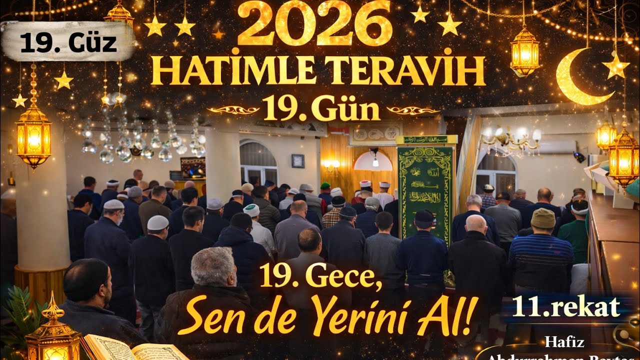 Hatimle Teravih 19.Cüz