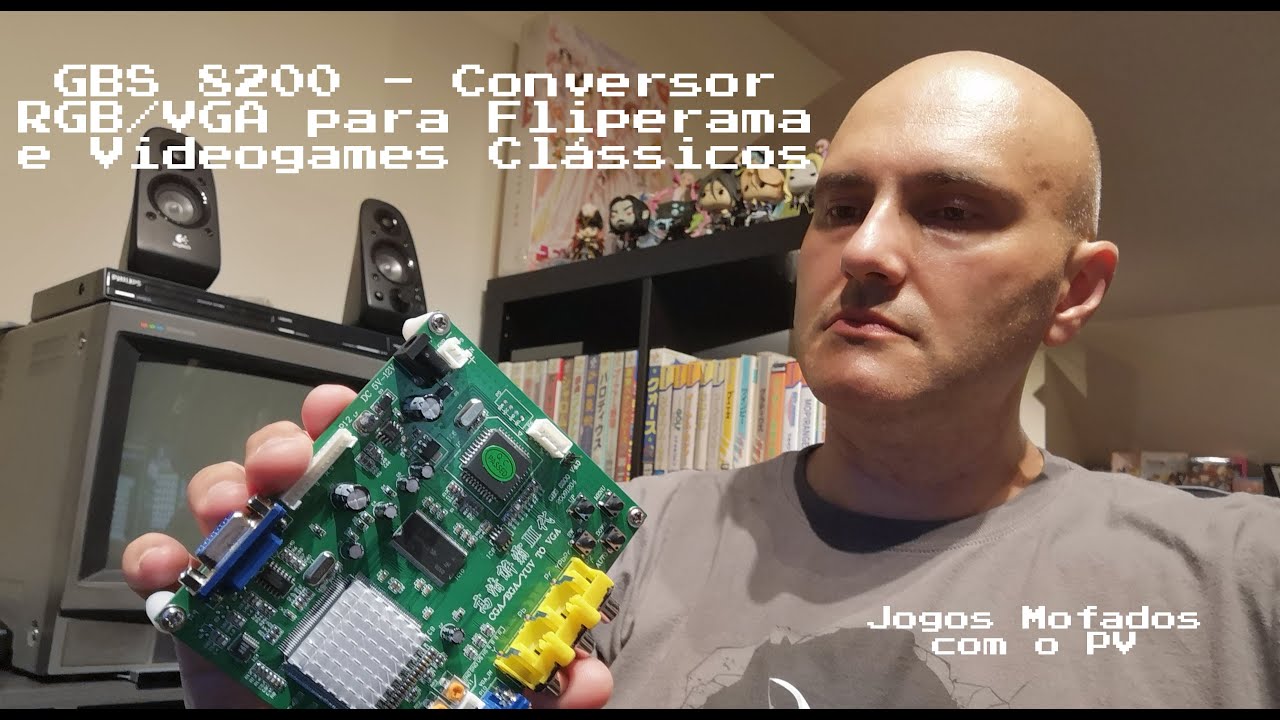 GBS8200 - Conversor RGB/VGA para Fliperama e Sistemas Clássicos