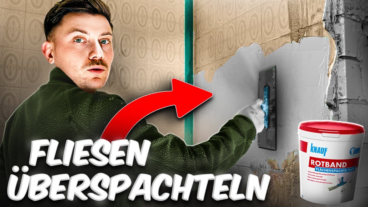 FLIESEN RICHTIG GLATT SPACHTELN (So gehts!) ✅ Altbausanierung 🏚️