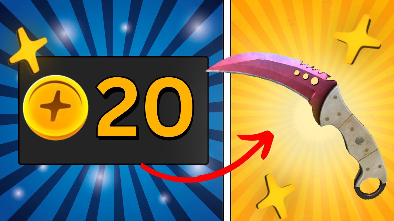 20 COINS TO A TALON KNIFE CHALLENGE! (rain.gg)