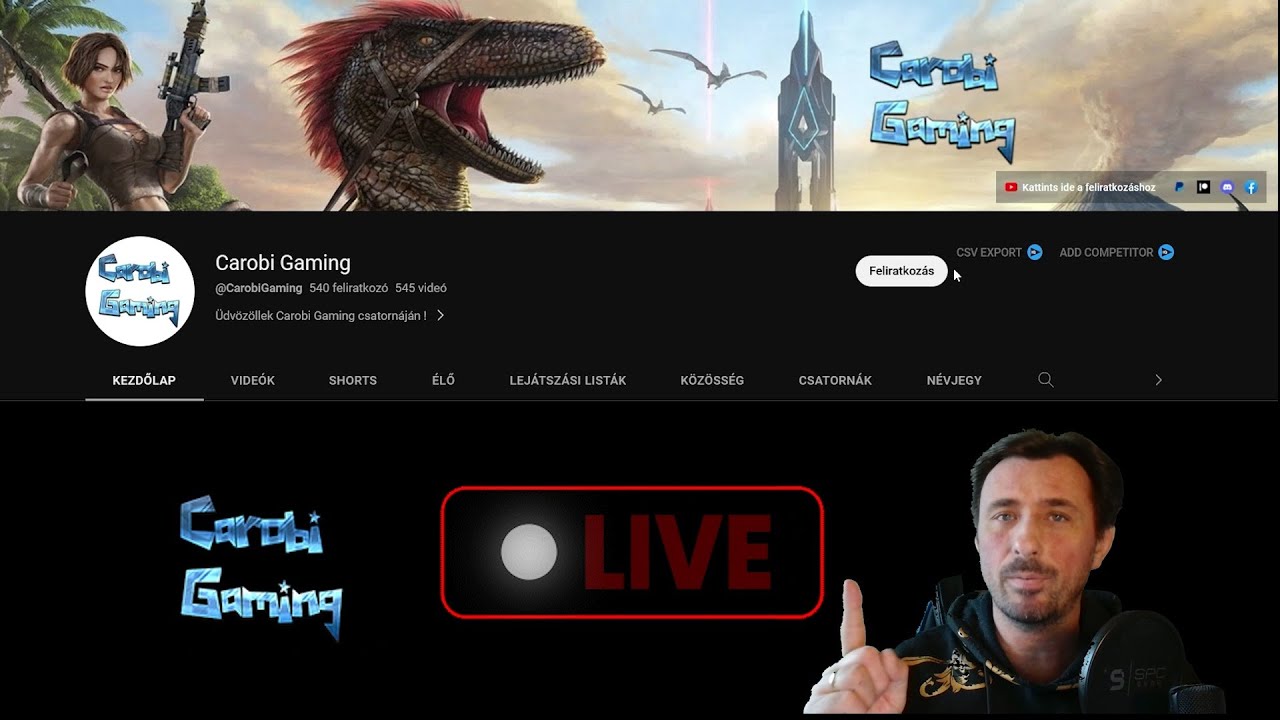 Carobi Gaming Rekl&aacute;m Vide&oacute;