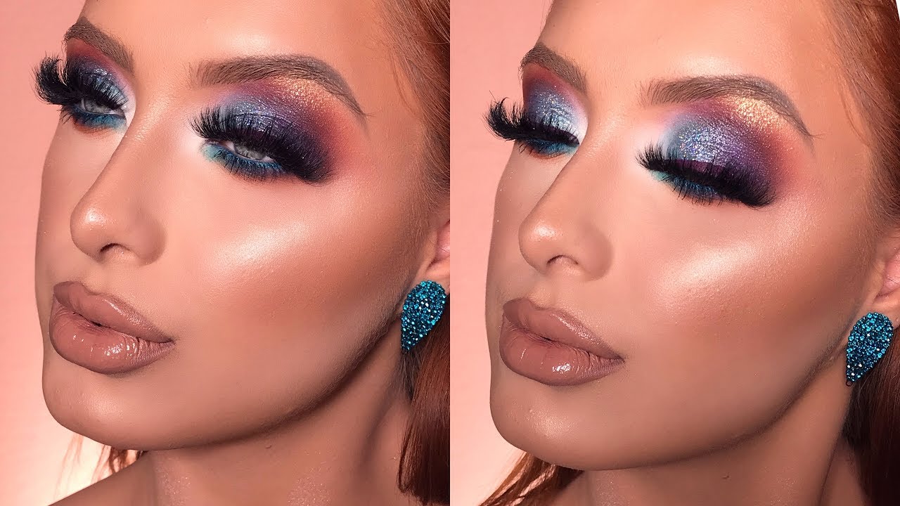 MAQUIANDO CLIENTE MAKE COLORIDA POR THAINÁ SAMPAIO MAKEUP