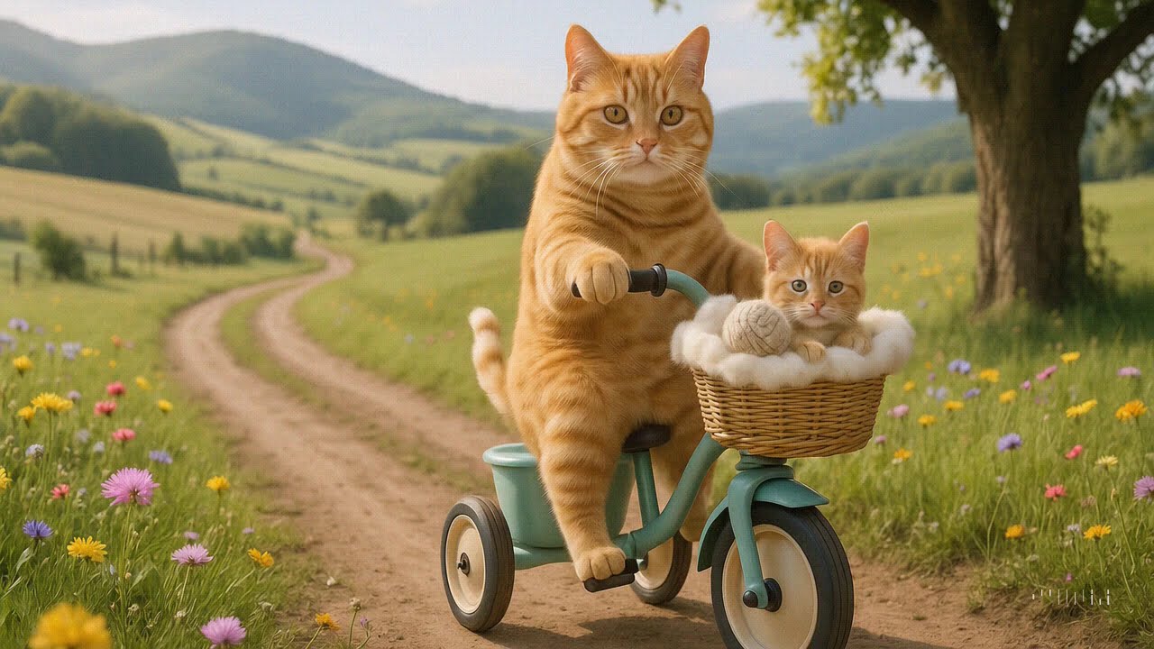 The Emotional Story of the Orange Cat and the Sheep &ndash; A Realistic Animation