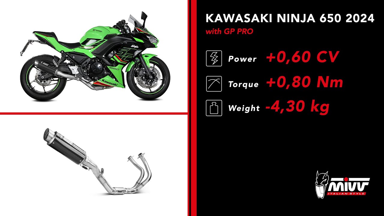 KAWASAKI NINJA 650 2024 - MIVV GP PRO
