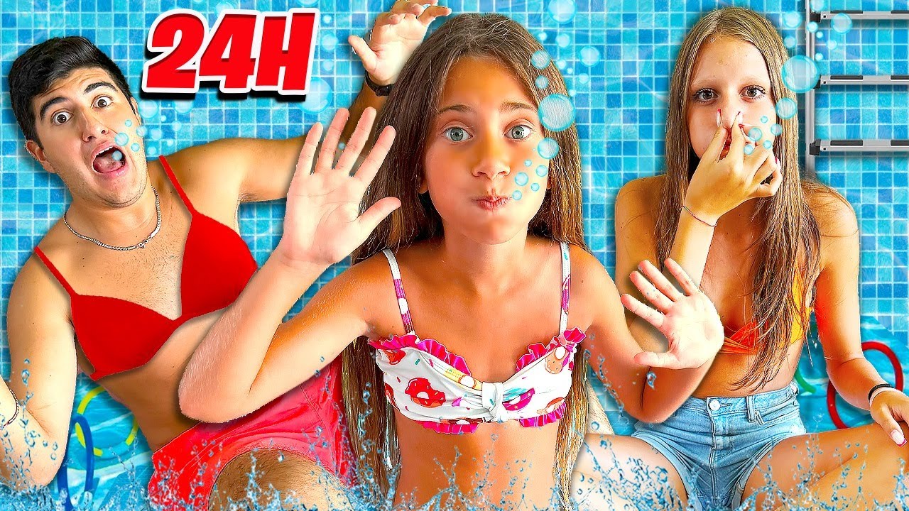 L’ULTIMO CHE ESCE DALLA PISCINA VINCE 1000€ CON TUTTI I NOSTRI AMICI CHALLENGE! *GIADA VS RIKY*