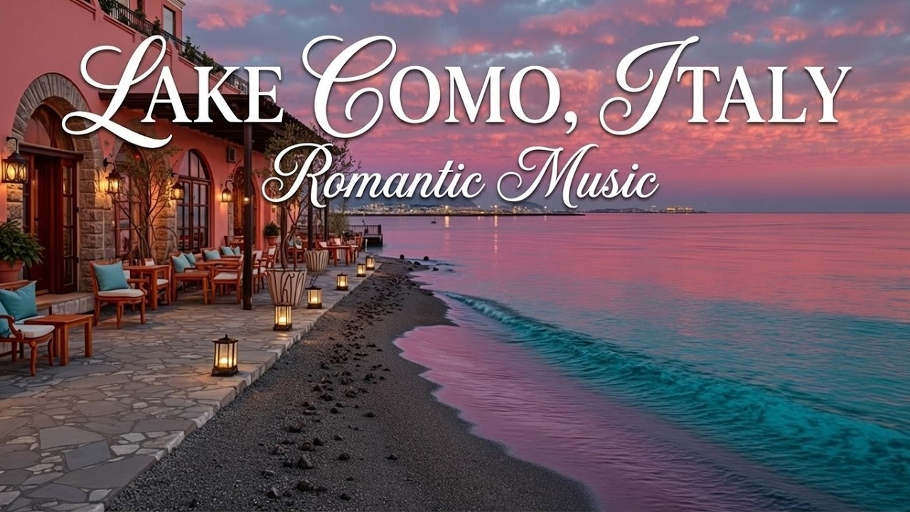 Lake Como Italy~ Закат Безмятежности Серена Мелодия Итальянские Вибрации