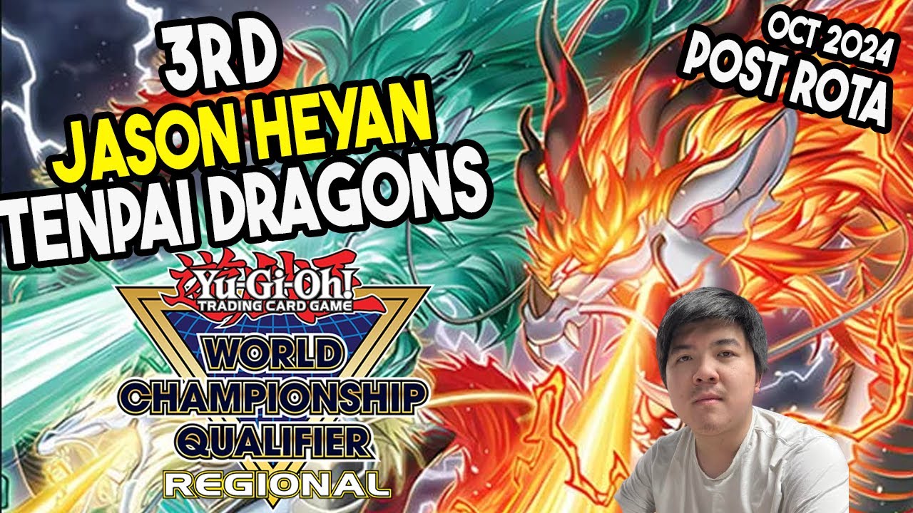 Yu-Gi-Oh! Regional 3rd Place : Tenpai Dragons Deck Profile [Jason Z] Halifax NS