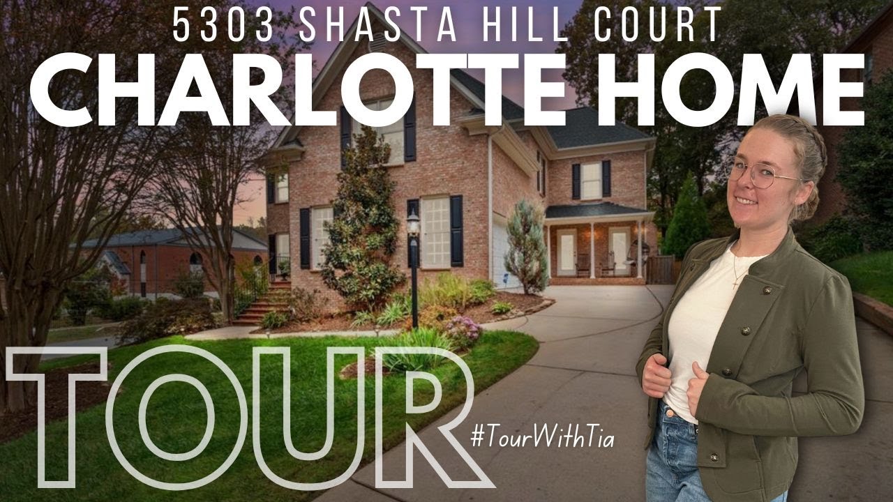 Tour a Charlotte Home with a Pool, Garden & Screened-In Porch - 5303 Shasta Hill Court