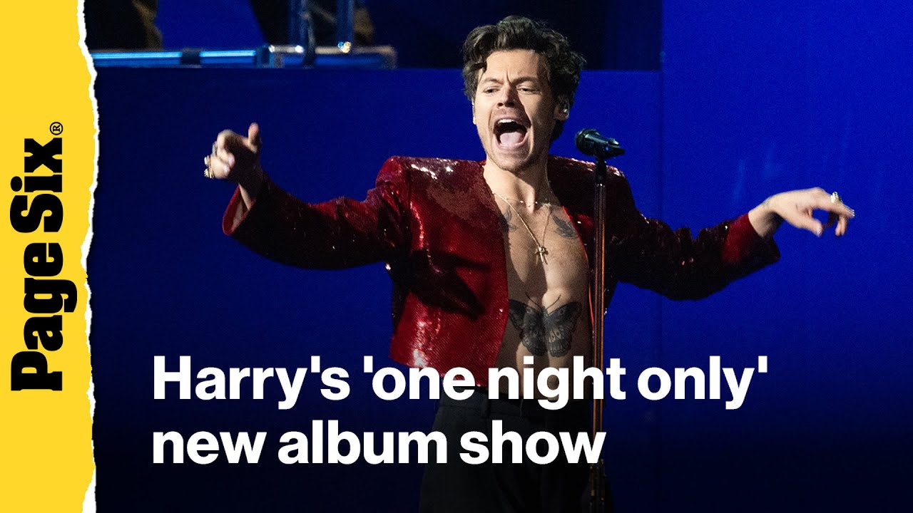 Harry Styles announces 'one night only' new album show in Manchester