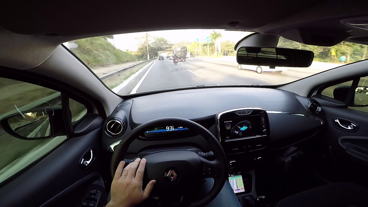 RENAULT ZOE 2019 COMO É ACELERAR UM CARRO 100% ELÉTRICO??? TEST DRIVE ONBOARD